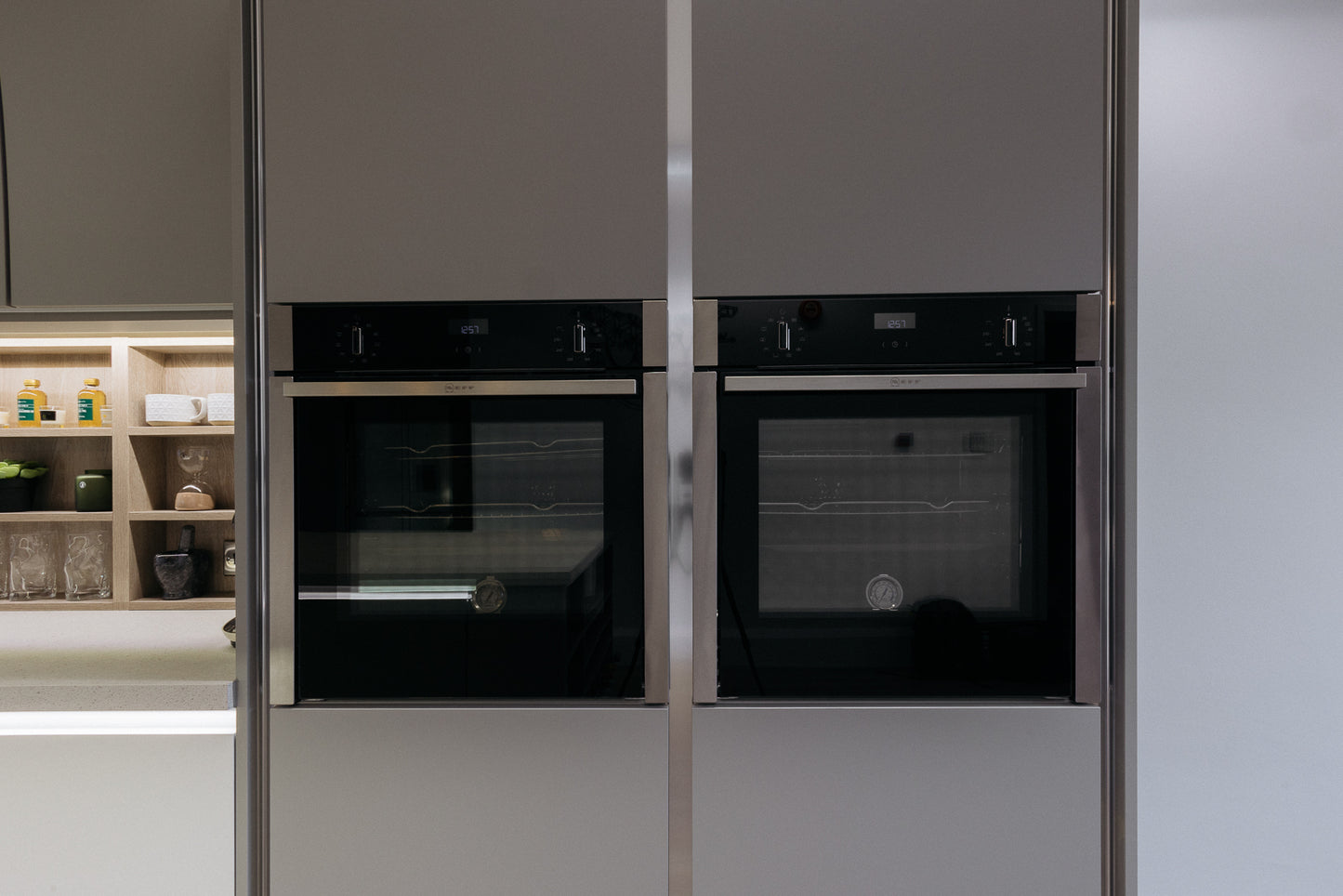 kitchen for photoshoot, ovens