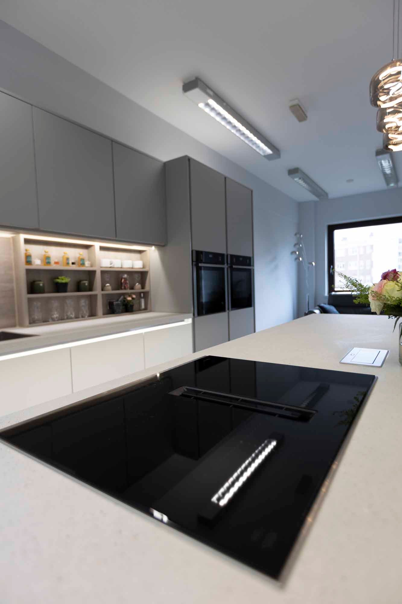 kitchen for photoshoot, hob