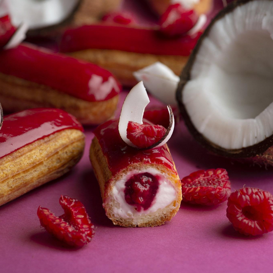 COCONUT RASPBERRY ECLAIR - XL SIZE